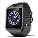 Mgaolo DZ09 Smart Watch Smartwatch Bracelet with Camera SIM Card Slot and Camera Pedometer Smart Health Watch for Android and IOS Apple iphone Smartphone (Black)