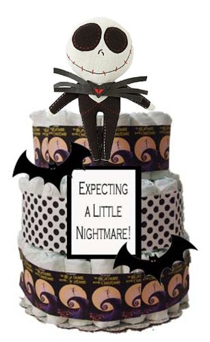 nightmare before christmas diaper cake
