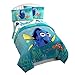 Disney Pixar Finding Dory Stingray Twin Comforter - Super Soft Kids Reversible Bedding features Dory and Nemo - Fade Resistant Polyester Microfiber Fill (Official Disney Pixar Product)