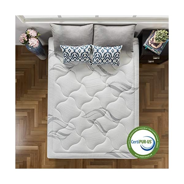 ZINUS 10 Inch Cloud Memory Foam Mattress, Full, Fiberglass Free