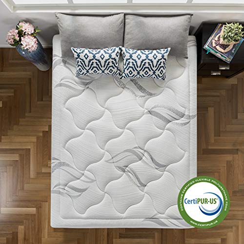 ZINUS 10 Inch Cloud Memory Foam Mattress, Full, Fiberglass Free