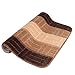 Bathroom Rug Mats Set 3 Piece Toilet Carpet Rugs Includes Contour Mat and Lid Cover, Non Slip Shaggy mat Machine Wash/Dry, Great Plush Mats for Tub Shower (Coffe Tan 32
