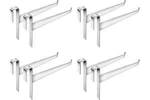 BEEINN 4 Sets Beehive Frame Holder -Stainless Steel Bee Hive Stand - Beehive Frame Perch-Supports 5 Bee Frames-Bee Supplies Hive Tool for Beekeeper