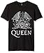 Bravado Queen Men's White Logo On Black T-Shirt Black Small