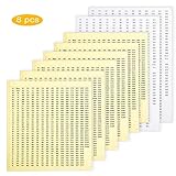 8 Packs Number Stickers, 6 Pack Self-Adhesive Waterproof Particular Design for Diamond Painting Accessory Storage Box 2 Pack 455 Color Number Stickers