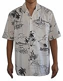 Sales: Men's Aloha State Map Hawaiian Shirt