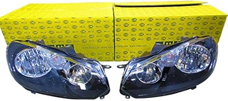 Amazon 送料無料 Hella 純正oem品 Hella ハロゲンヘッドランプ左右セット 5kh 5kh Vw ゴルフ6 Golf6 5k1 ヘッドライト本体 車 バイク