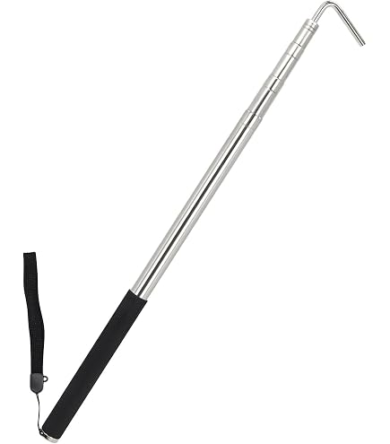 Tige avec crochet rigide 1500 mm, coloris blanc FAAC