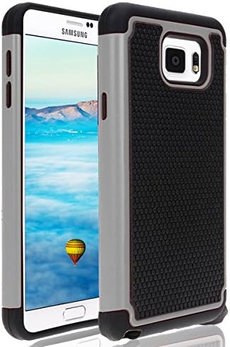 Galaxy Note 5 Case,Jaweke [Drop Protection] [Shock Proof] Soft TPU + Hard PC High Impact Hybrid Dual Layer Armor Defender Rugged Protective Slim Case Shell For Samsung Galaxy Note 5(Black/Grey)