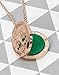 GFONDINGD Rose Gold Essential Oils Aromatherapy Tree of Life Pattern Diffuser Locket Necklace