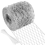 Chicken Wire 4 in x 590.5 in Poultry Wire Netting