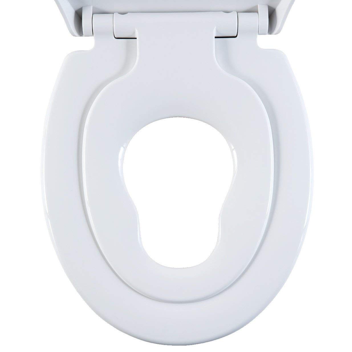 AQUALONA Family Toilet Seat with Builtin Child Seat Soft Close Prevents Slamming Easy Clean