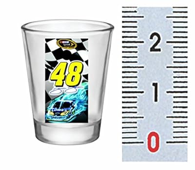Shot Glass - Nascar Jimmie Johnson #48 Banner (2oz)
