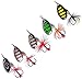 Fishing Spinners Set of 5, Best selections from Mepps, Savage Gear, Blue Fox - Best Lures for Bass, Trout, Salmon, Crappie and Musky Fishing (#3, MS/CS/GS/GH/BB)