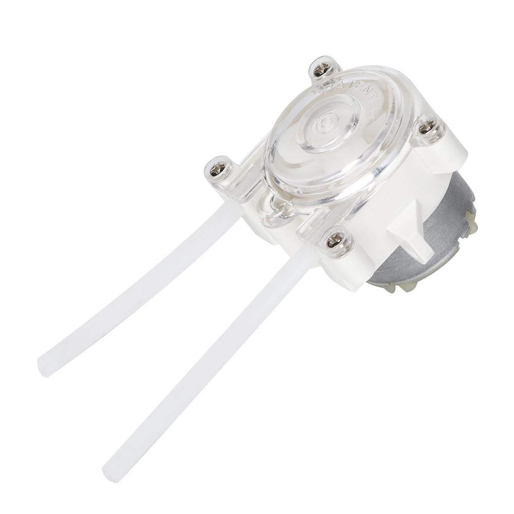 Mumusuki 6V Mini Peristaltic Liquid Pump Trickle Titration Pump DIY Dosing Pump Hose Pump for Garden Aquarium Analysis