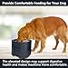 PET WEIGHTER Elevated Dog Bowls, Raised Dog Food Bowls for Large Dogs, Heavy Feeding Station Food & Water No Spill Non-Slip, Tall Bowl Stand for Extra Large Medium Small Dogs and Cats, Dishwasher Safe