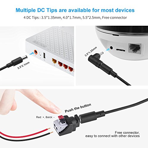 BSSPOWER Versatile 9V Power Supply Adapter Charger Cord for Casio Keyboard Piano AD-5 AD-5MU AD5MU AD-5MLE AD-5GL AD5GL TC1 #1035 ( CTK , CA, MA, HT, LK, CT, Series ) and Arduino Uno R3