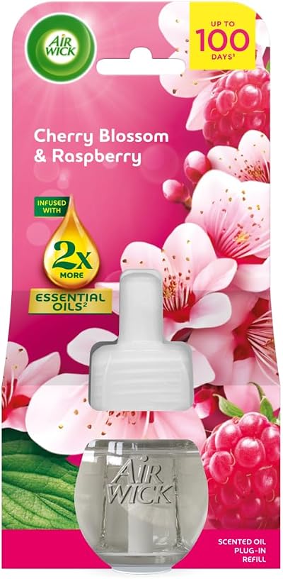 Air Wick Cherry Blossom & Raspberry Plug-In Refill 19ml 100 Days