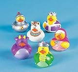 Fun Express - Fairy Tale Rubber Duckies - Toys - Character Toys - Rubber Duckies - 12 Pieces