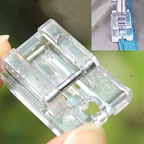Cloudga Multifunctional Snap on Zipper Zip Foot Domestic Invisible Sewing Machine for Brother|Janome|Singer