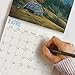 2020 Cabins Wall Calendar by Bright Day, 16 Month 12 x 12 Inch, Country Side Camping