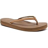 Sanuk Yoga Joy Womens Flip Flops | Yoga Mat Footbed | Sandals for Women | Womens Yoga Sandals | Women's Beach Sandals