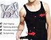 Mens Slimming Body Shaper Undershirt Vest Shirt Abs Abdomen Shaperware (S- XXL) (M/Black)