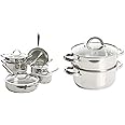 Kenmore Devon Stainless Steel Cookware and Oster Steamer Combo