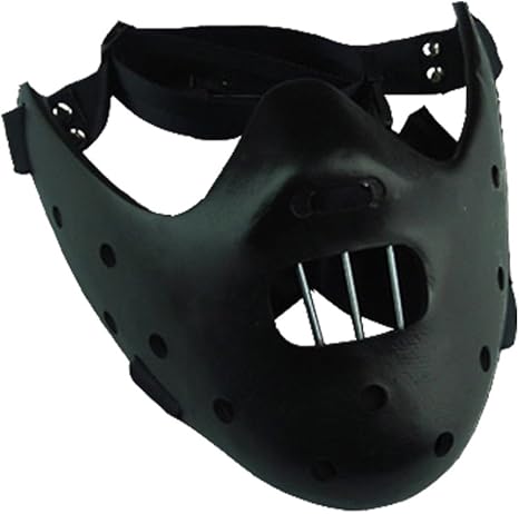 Schweigen der Lämmer Hannibal Cosplay Maske Schwarz Ver: Amazon.de