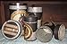 Rustic Wild Horse Brand Canister Set Food Safe Tin Metal Vintage sugar flour coffee tea by Ohio Wholesale