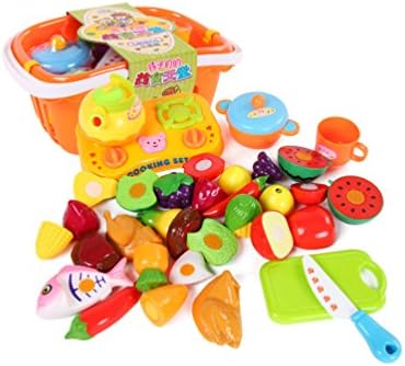 Sushi Play Set Includes Pink Snapper, Cutting Board with a Knife for Kids