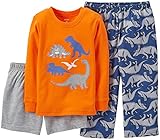 Carter's Baby Boys' 3 Piece Print PJ Set (Baby) - Dinosaurs