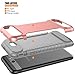 Galaxy J7 V Case,Galaxy J7 Sky Pro / J7 Perx / J7V 2017 Case,BSlvwg Shock Absorbing Heavy Duty Hybrid Dual Layer Hard Back and Soft Silicone Inner Case for Samsung Galaxy J7 2017 - Rose Gold/Grey