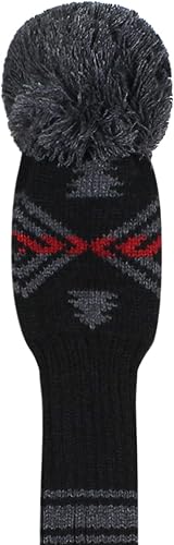 Scott Edward 4 Pack Golf Head Covers 460CC Abstract Black Pattern view 6