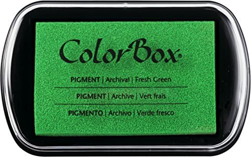Amazon Com Colorbox Classic Pigment Ink Pad Full Size Fresh Green Arts Crafts Sewing