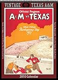 Vintage Texas A&M Aggies 2010 Football Program Calendar by 