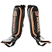 Sanabul Essential Hybrid Kickboxing MMA Shin Guards Copper, Small/Medium