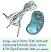 Omron Lead Wire with 2mm Pin Connectors for Use with Conductive Electrode Garments
