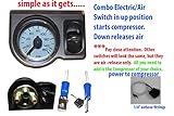 Air Ride Suspension Single Needle Air Gauge Panel