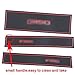 Door Mats Cup Mats Non-slip for Ford F150 Raptor 2015/2016/2017 Interior Anti-Dust Waterproof Door Gate Slot Pads 27Pcs (Red)