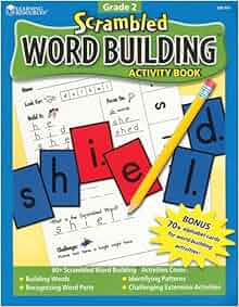 Scrambled Word Building Activity Book Grade 2 (Grade 2): Learning