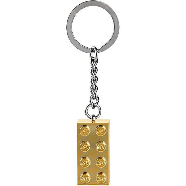 LEGO 2x4 Rose Gold Brick Key Chain (853793) : Amazon.ca: Clothing