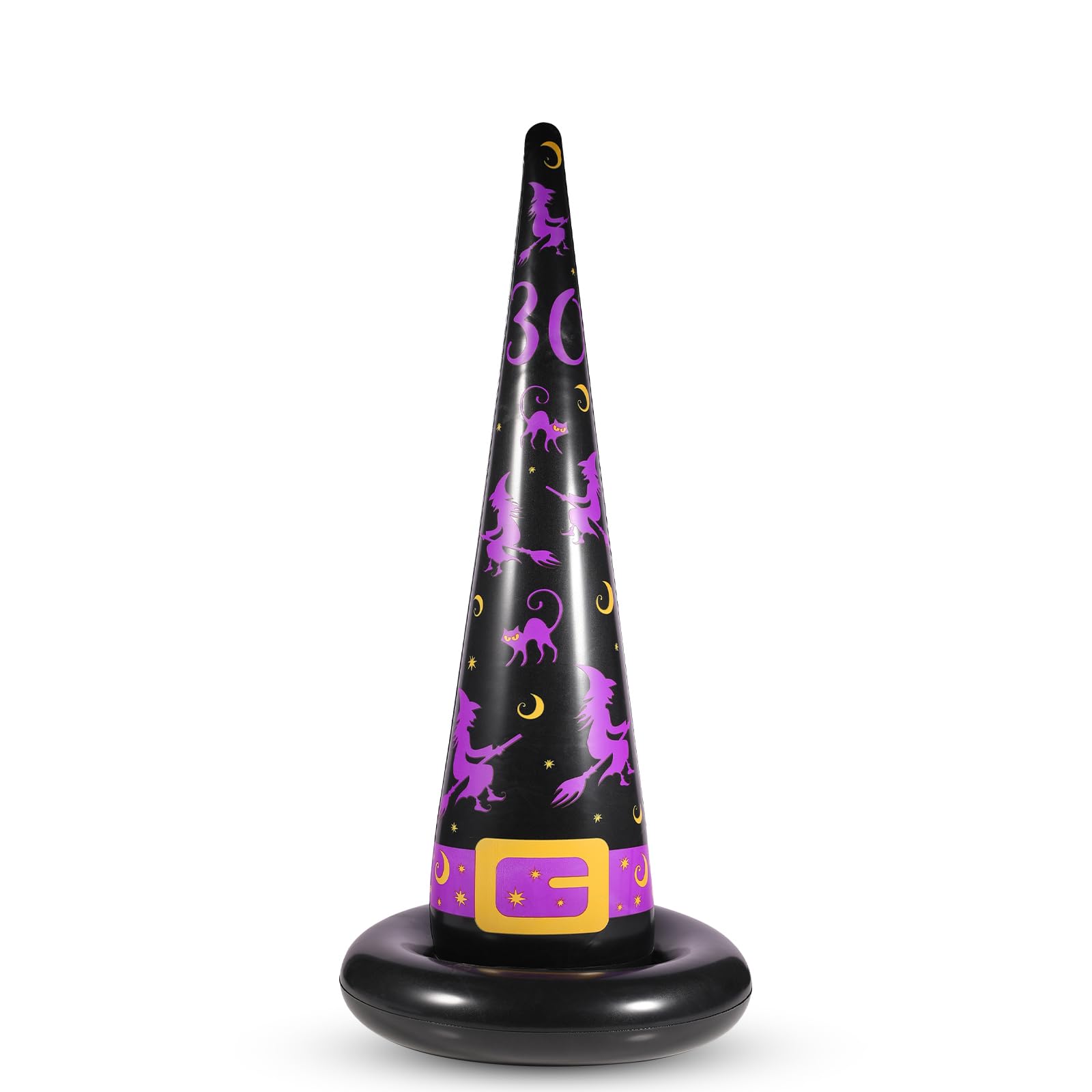 Halloween Ring Toss Game Set, Inflatable Witch Hat