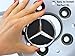 Mercedes Benz Wheel Center Caps - Matte Black - Set of 4 Pcs Raised Chrome Star - 75mm / 3 Inch - Mercedes Benz Wheel Caps – AMG Wheel Center Cap - Hub Caps - Mercedes Benz Center Wheel Caps