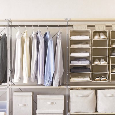 Amazon Co Jp 無印良品 ポリエステル綿麻混 シャツホルダー ｖ