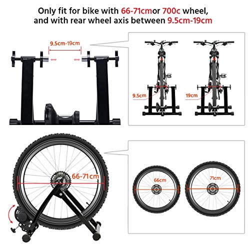 Yaheetech Turbo Trainer Magnetic Bike Trainer Indoor Exercise Bike Trainer Stand Magnetic Resistance Bicycle Training… - Image 7