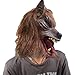 SUPOW Halloween Wolf Mask, Costumes Creepy Scary Full Face Werewolf Mask for Halloween and Cosplay Costume Party Horror Nights (Yellow)