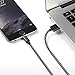 AOFU iPhone Cable,3Pcs 3FT Nylon Braided Lightning Charger to Cable Data Syncing Cord Compatible with iPhone 7/7 Plus/6S/6S Plus,SE/5S/5,iPad,iPod Nano 7(Black&Whtie)