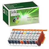 Limeink 10 Pack Compatible Ink Cartridges Replacements for PGI-72 High Yield for Pixma Pro 10 10s Pima pro10s pro10 Printer Cartridge (PBK, MBK, C, M, Y, PC, PM, R, GY, CO)