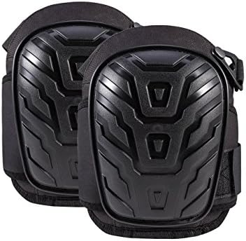 Professional Knee Pads with Heavy Duty Foam Padding and Anyprize Comfortable Gel Cushion Knee Pads Construction (Shield pattern)